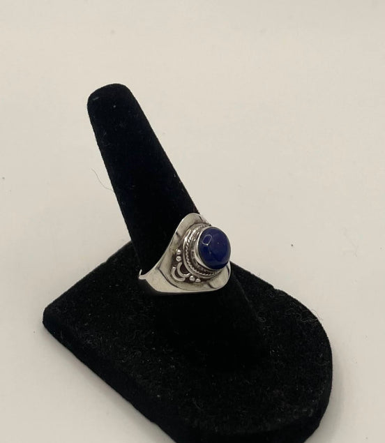 Lapis Lazuli Silver Ring