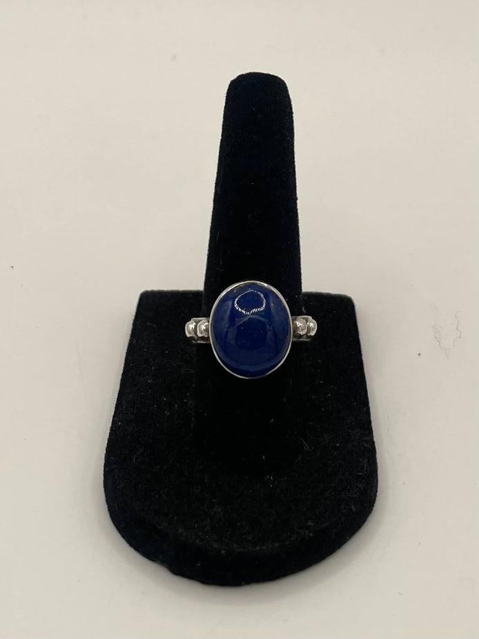 Lapis Lazuli Silver Ring