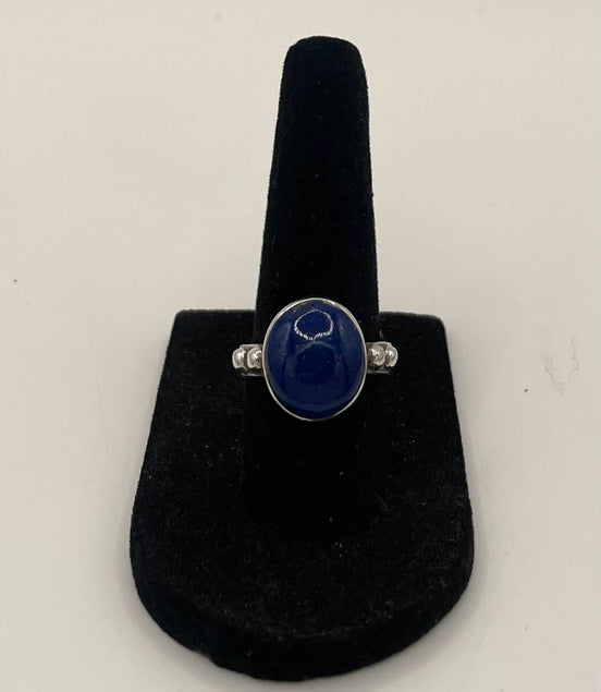 Lapis Lazuli Silver Ring