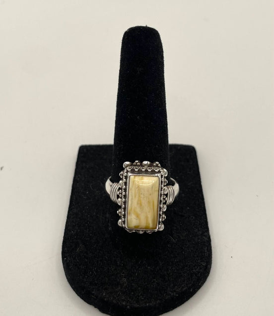 Jasper Silver Ring