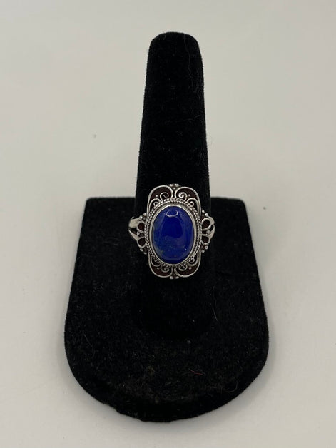 Lapis Lazuli Silver Ring