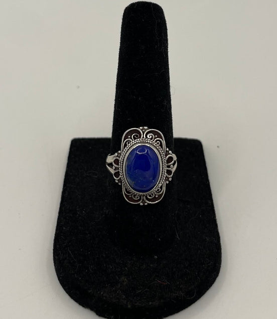 Lapis Lazuli Silver Ring