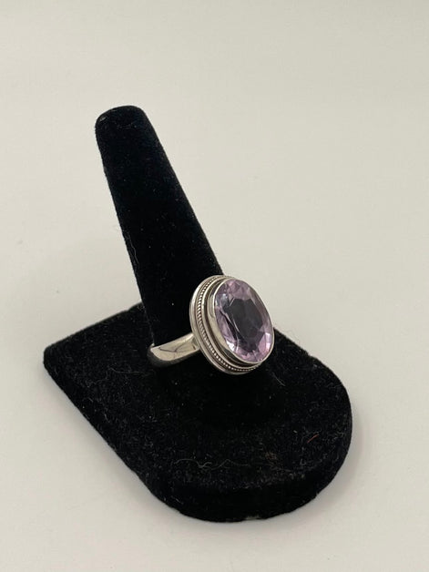 Amethyst Silver Ring