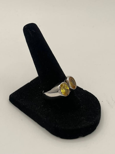 Citrine Silver Ring