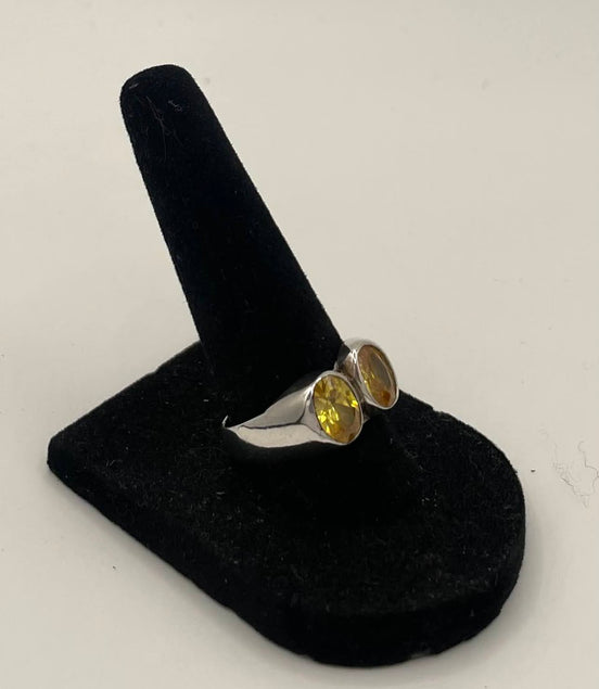 Citrine Silver Ring
