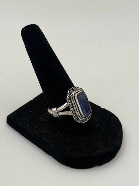 Tanzanite Silver Ring