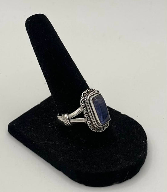 Tanzanite Silver Ring