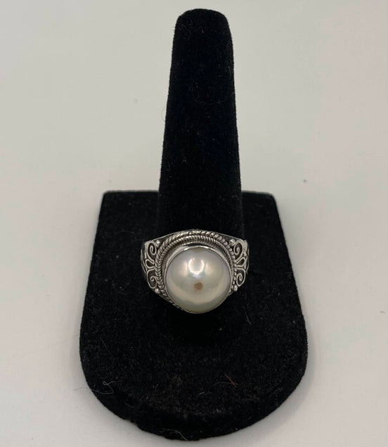 Pearl Silver Ring