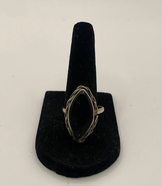 Antique Afghan Onyx Silver Ring