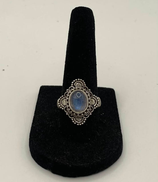 Moonstone Silver Ring