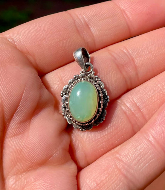 Jade Silver Pendant