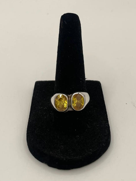 Citrine Silver Ring