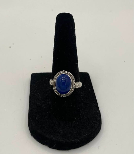 Lapis Lazuli Silver Ring