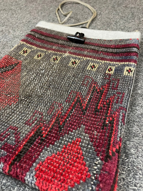Turkish Pile Knotted Purse - Large