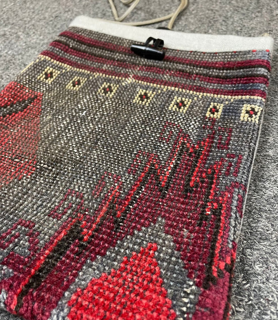 Turkish Pile Knotted Purse - Large