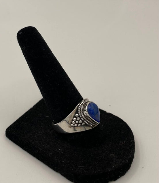 Lapis Lazuli Silver Ring