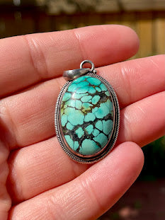 Turquoise Silver Pendant