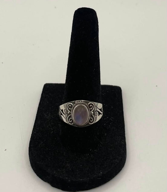 Moonstone Silver Ring