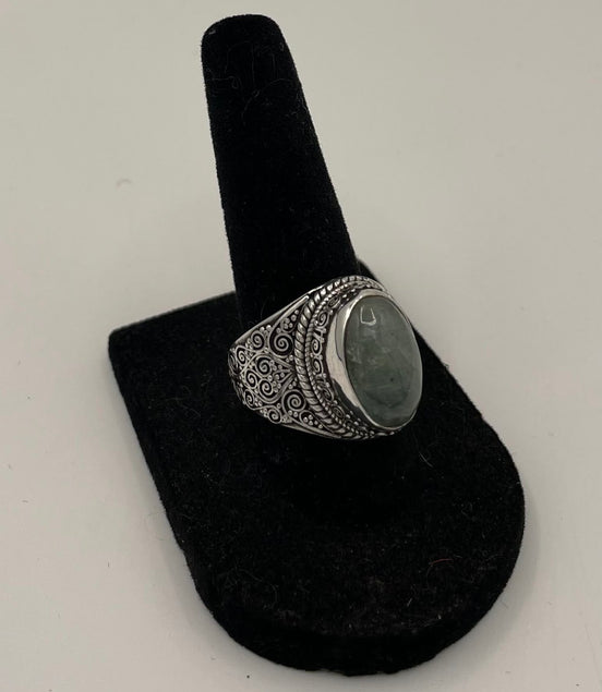 Jade Silver Ring