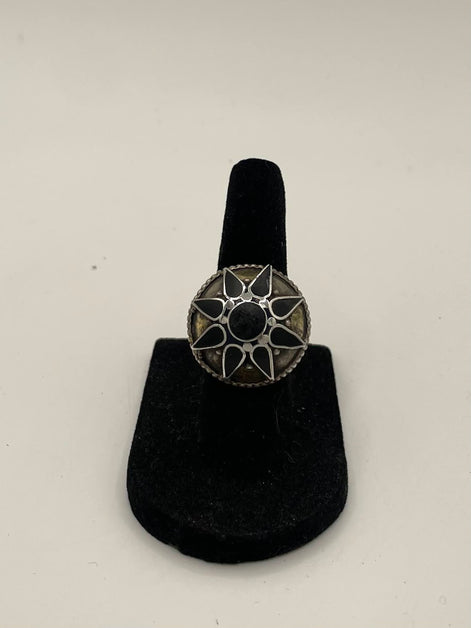 Afghan Antique Onyx Silver Ring