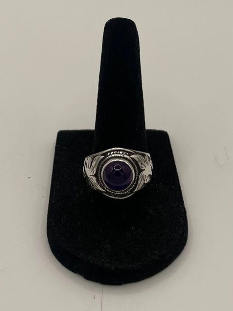 Amethyst Silver Ring