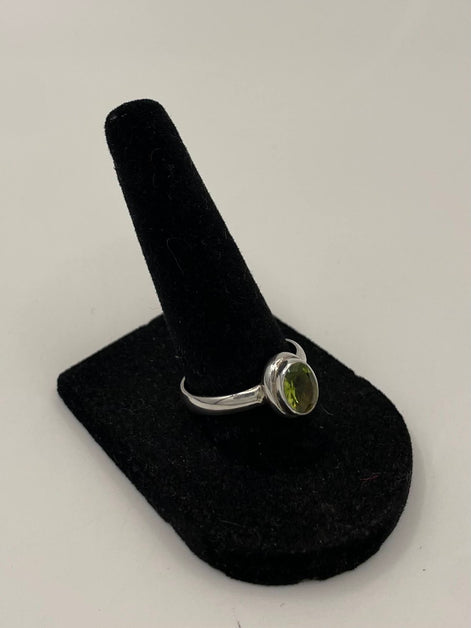 Peridot Silver Ring