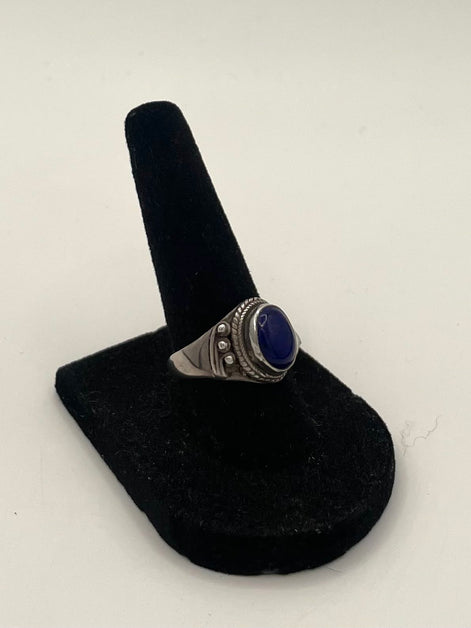 Lapis Lazuli Silver Ring