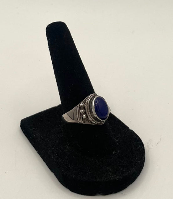 Lapis Lazuli Silver Ring