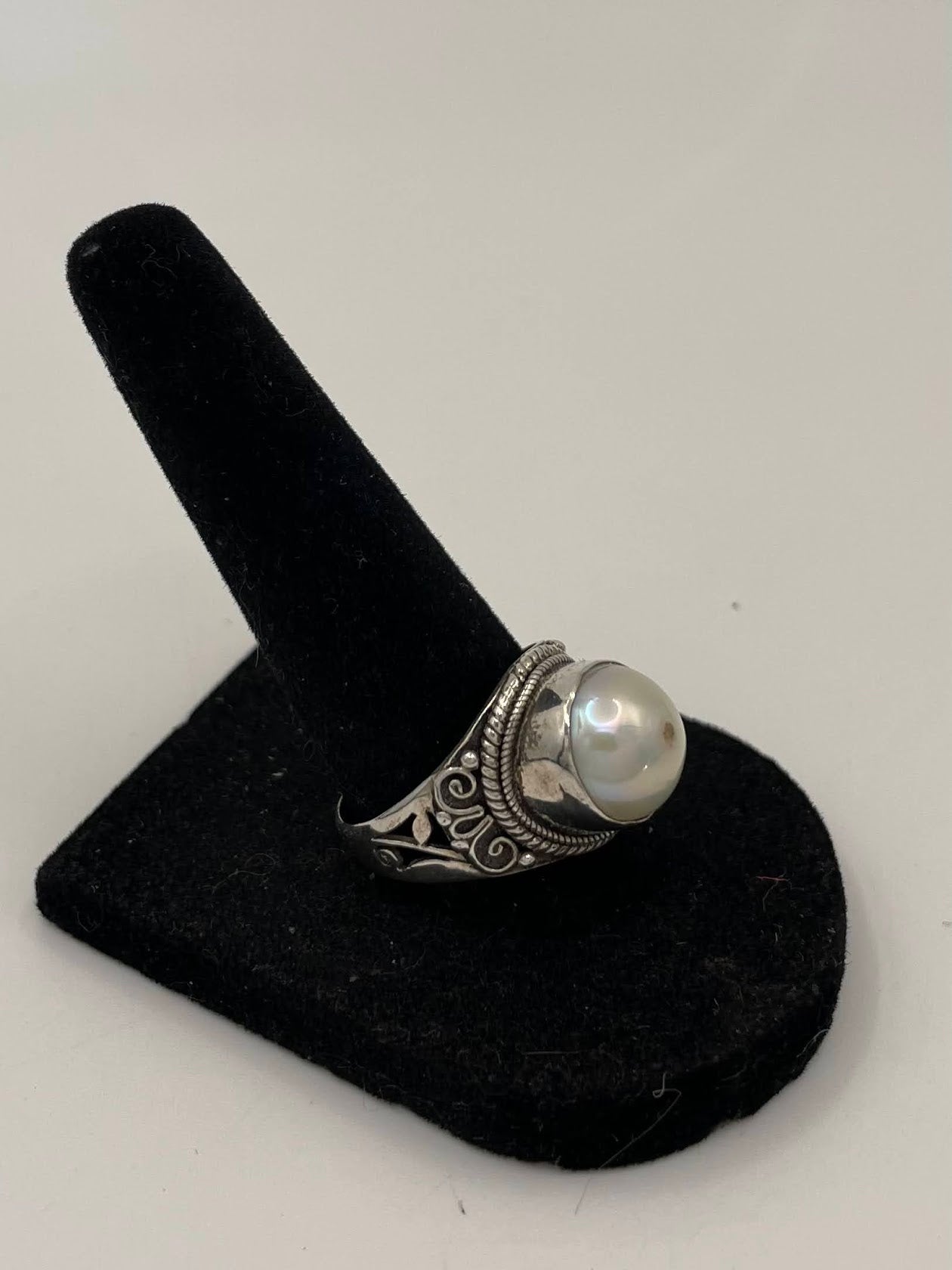 Pearl Silver Ring