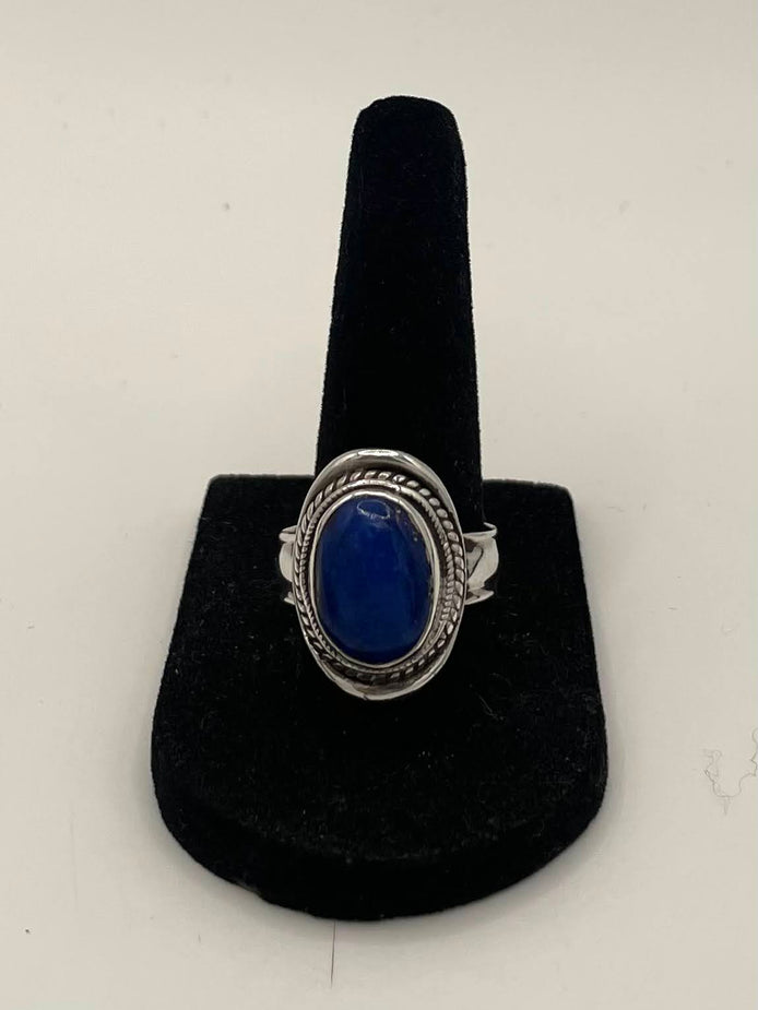 Lapis Lazuli Silver Ring