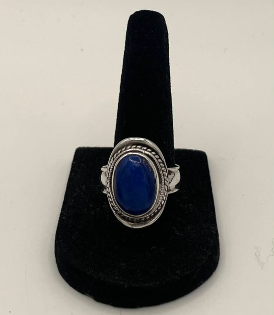 Lapis Lazuli Silver Ring