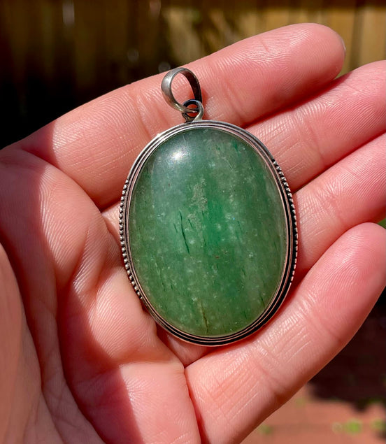Jade Silver Pendant