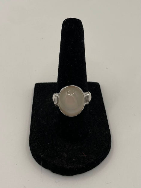 Moonstone Silver Ring