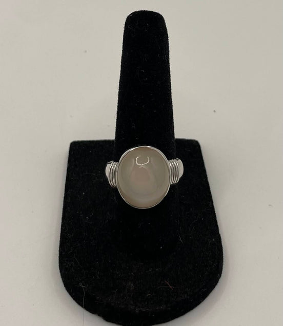Moonstone Silver Ring