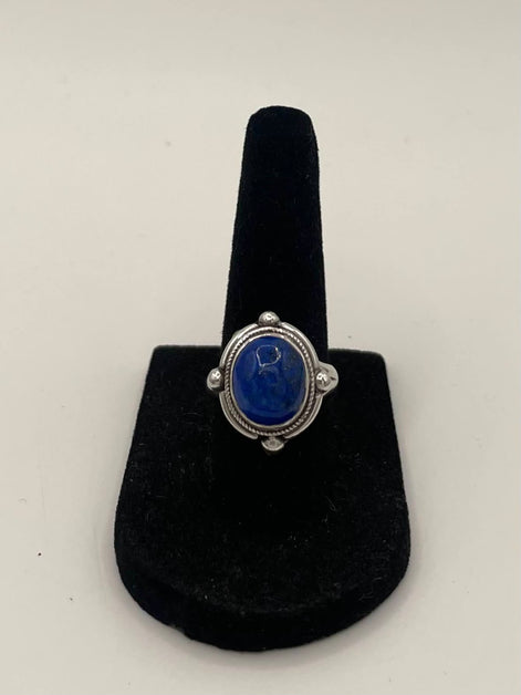 Lapis Lazuli Silver Ring
