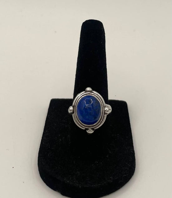 Lapis Lazuli Silver Ring