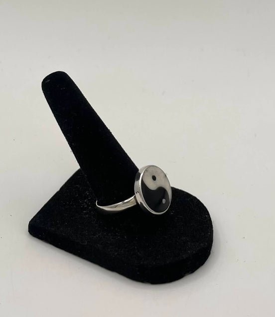 Ying Yang Silver Ring