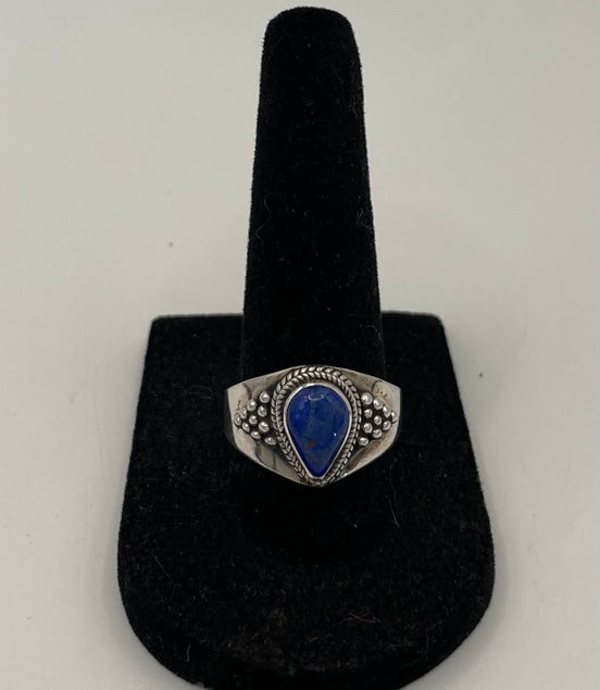 Lapis Lazuli Silver Ring
