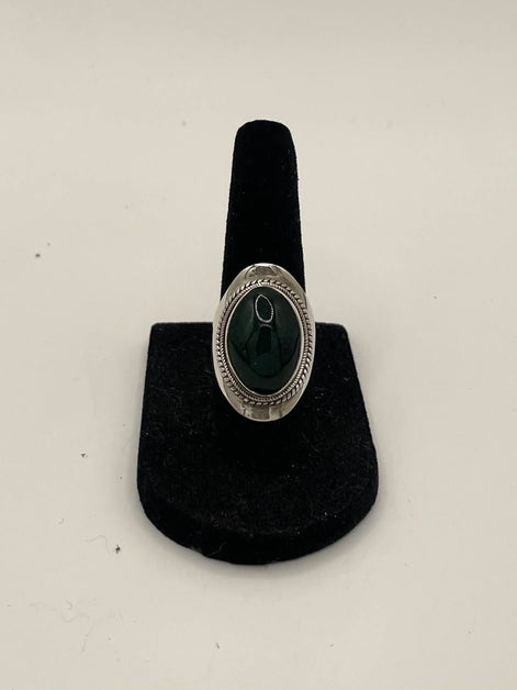 Jade Silver Ring